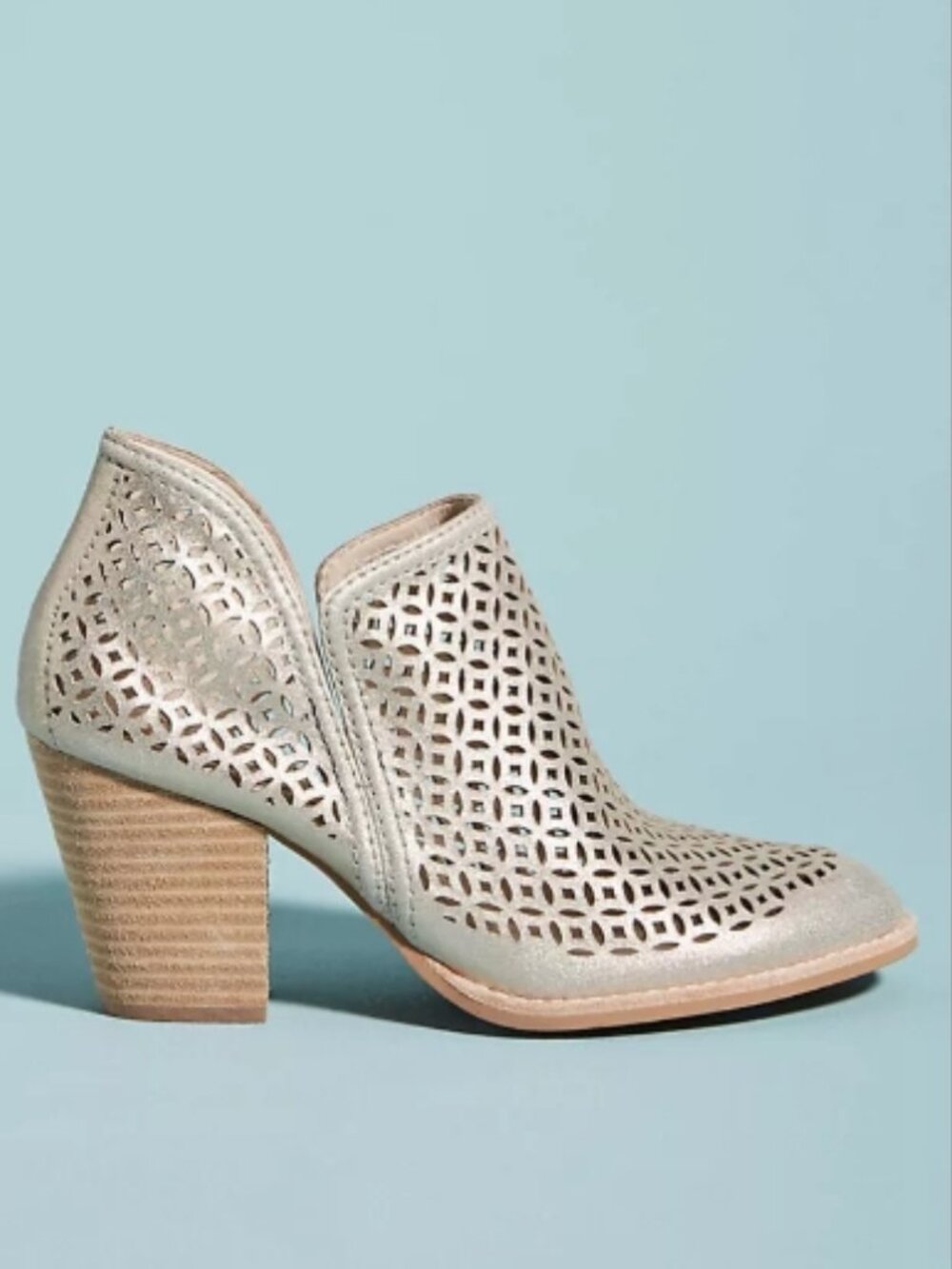 Jeffrey Campbell Laser Cut Ankle Boots, NWOT